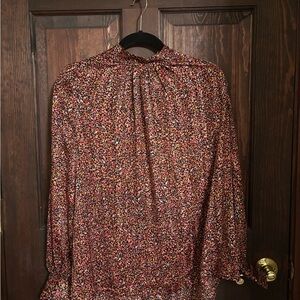 H&M Floral Blouse - Red and Pink
